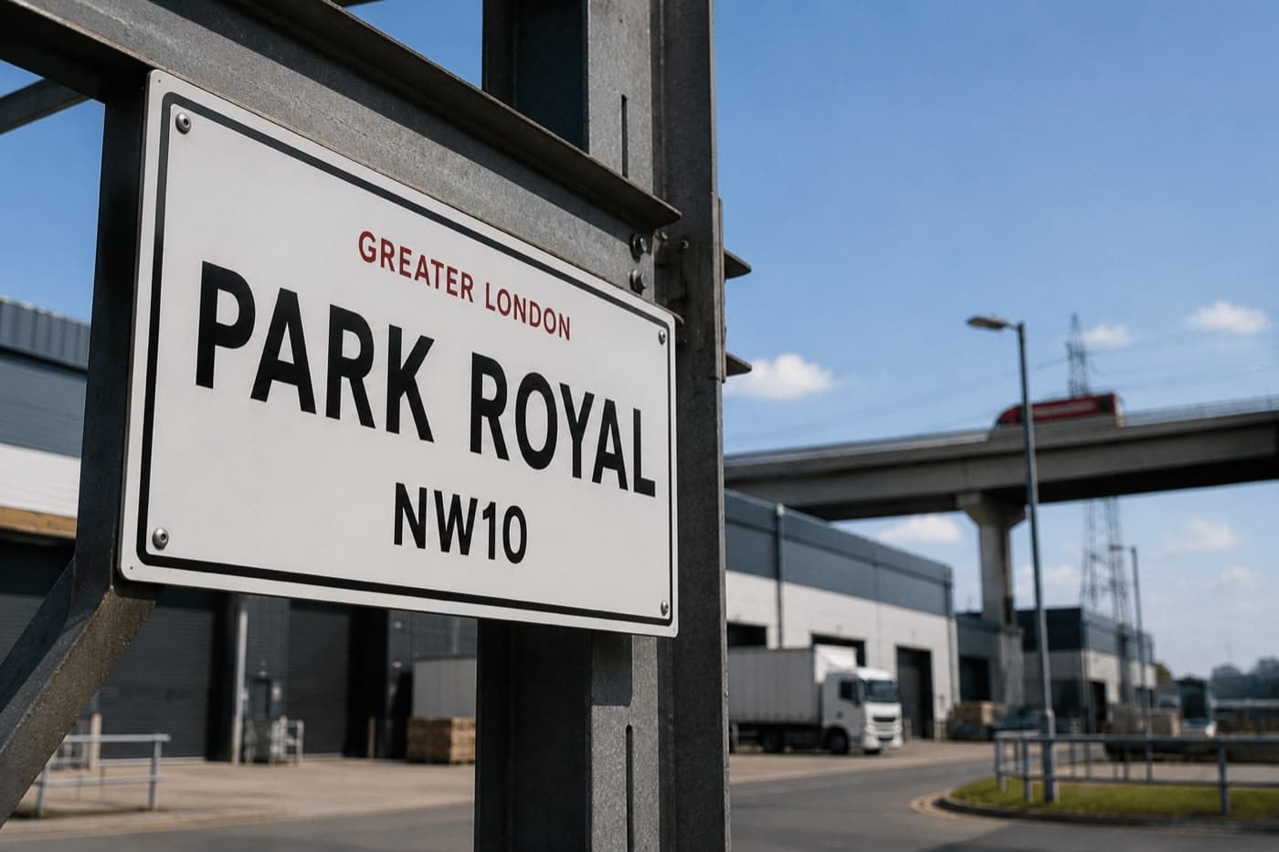 Park Royal street sign
