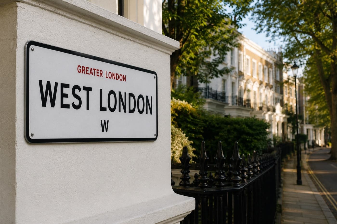 West London street sign