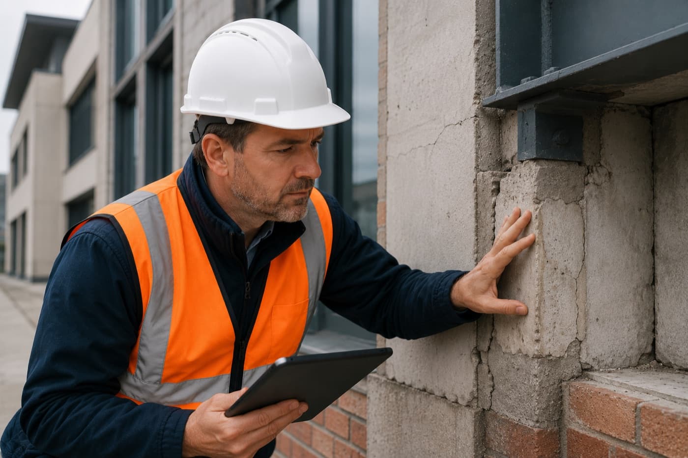 Commercial Building Surveys by Dawes & Co — a commercial surveyor on site
