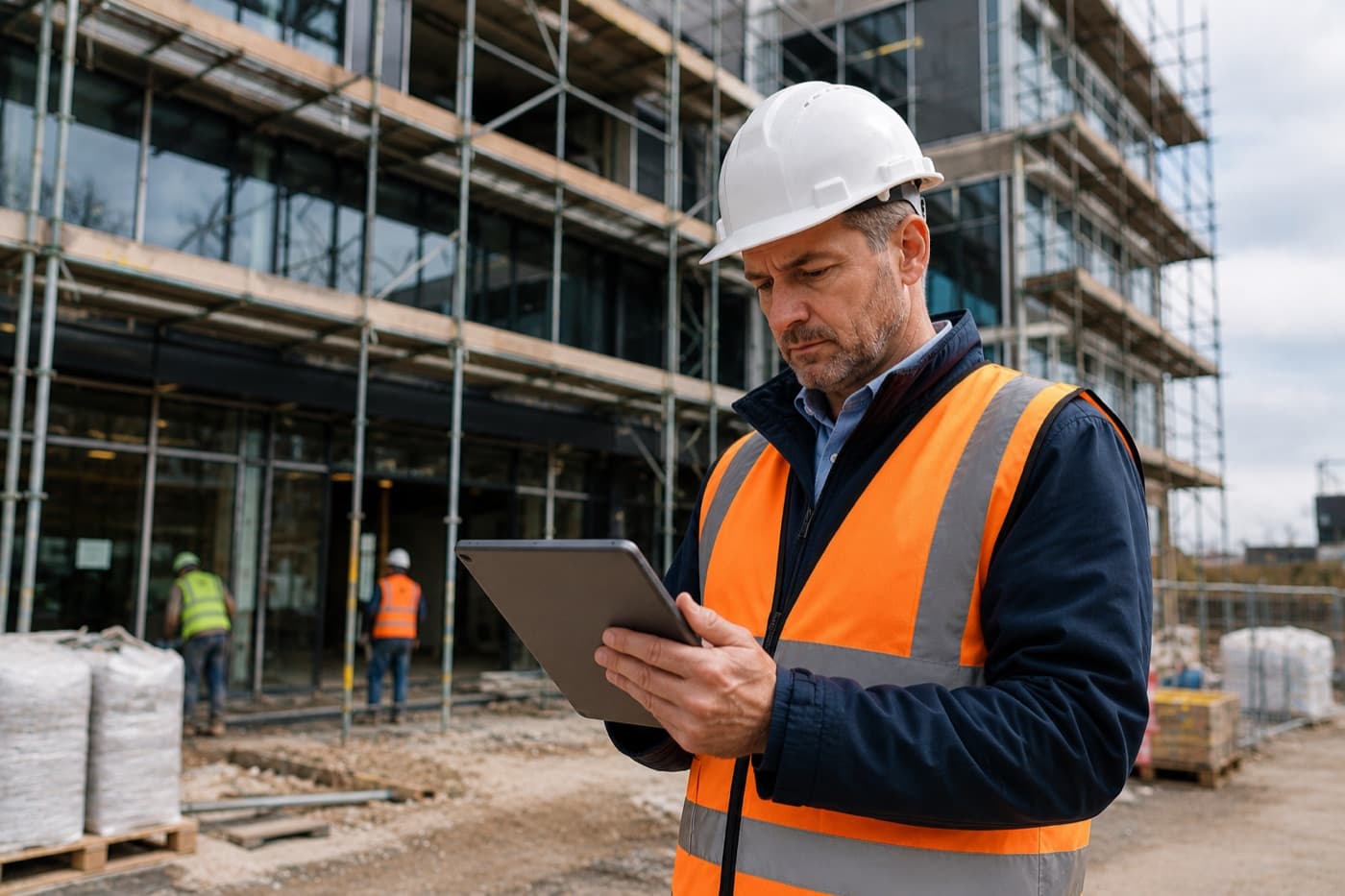 Contract Administration by Dawes & Co — a commercial surveyor on site