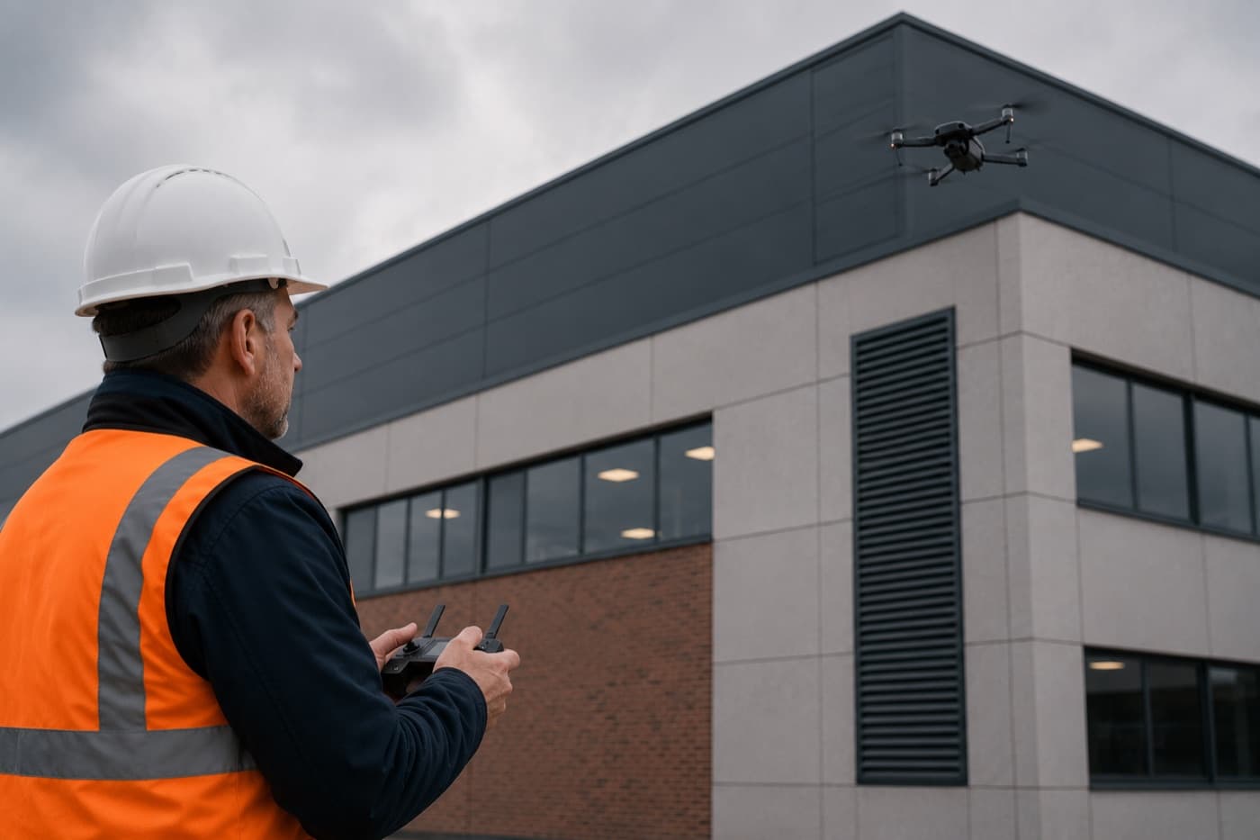 Roof & Façade Inspections by Dawes & Co — a commercial surveyor on site